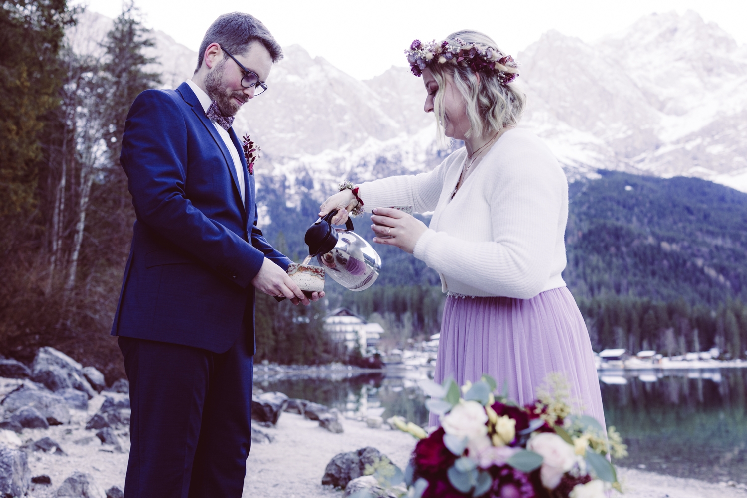 Hochzeitsfotografin-Skihochzeit-Zugspitze-Elopement-34