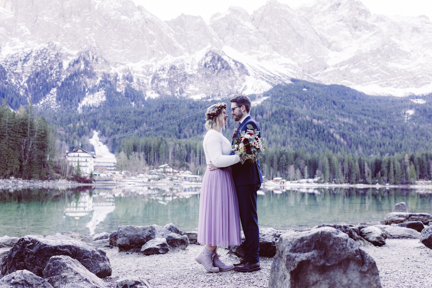 Hochzeitsfotografin-Skihochzeit-Zugspitze-Elopement-7