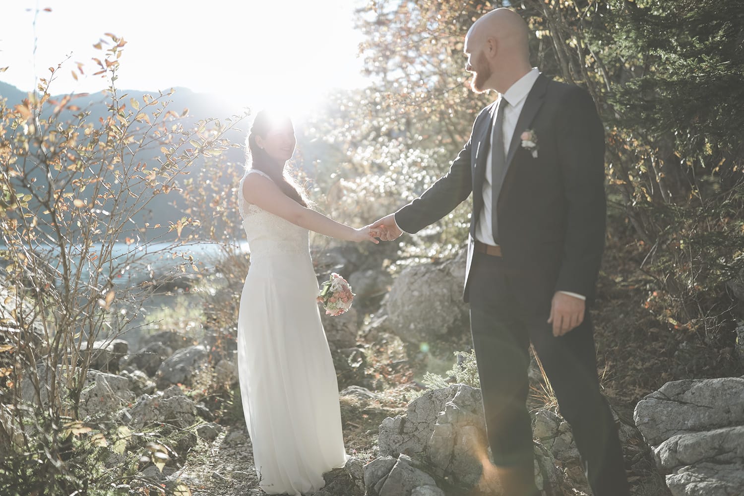 Hochzeitsportraits am Eibsee
