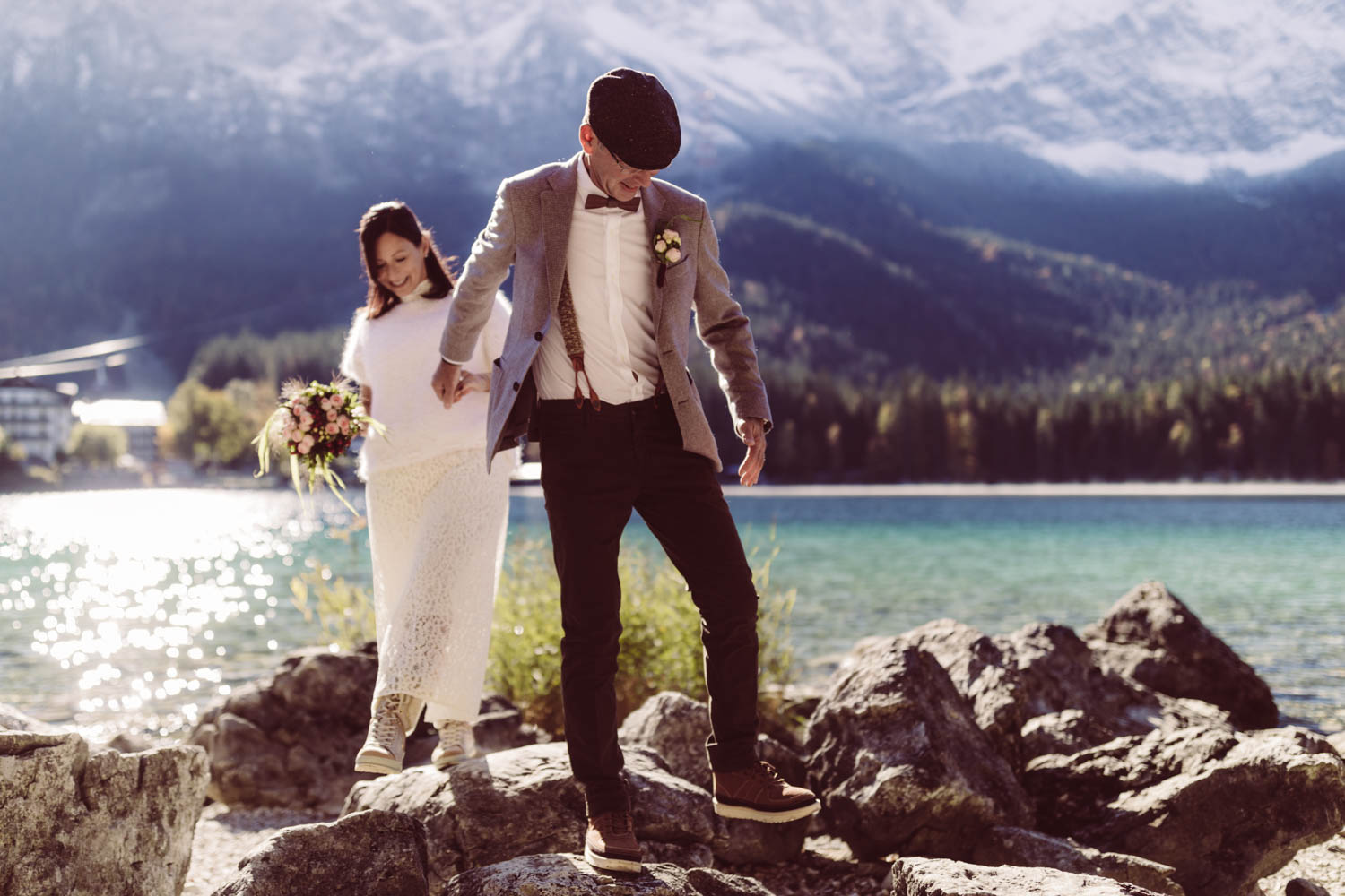 Heiraten zu zweit auf der Zugspitze