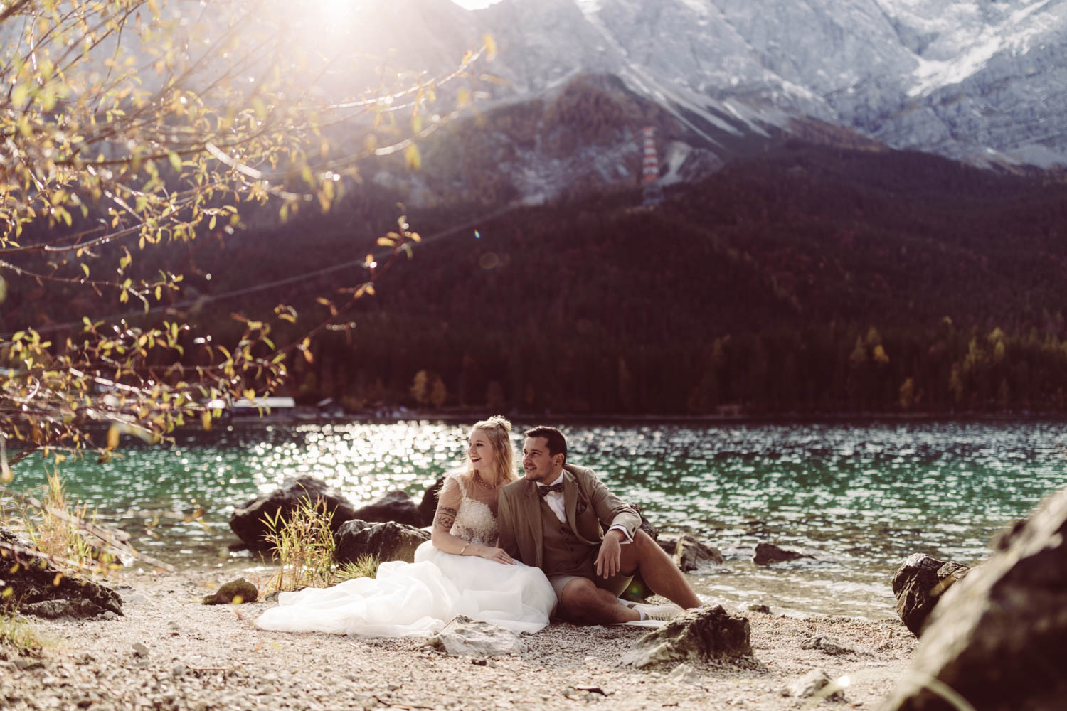 After-Wedding Shooting am Eibsee