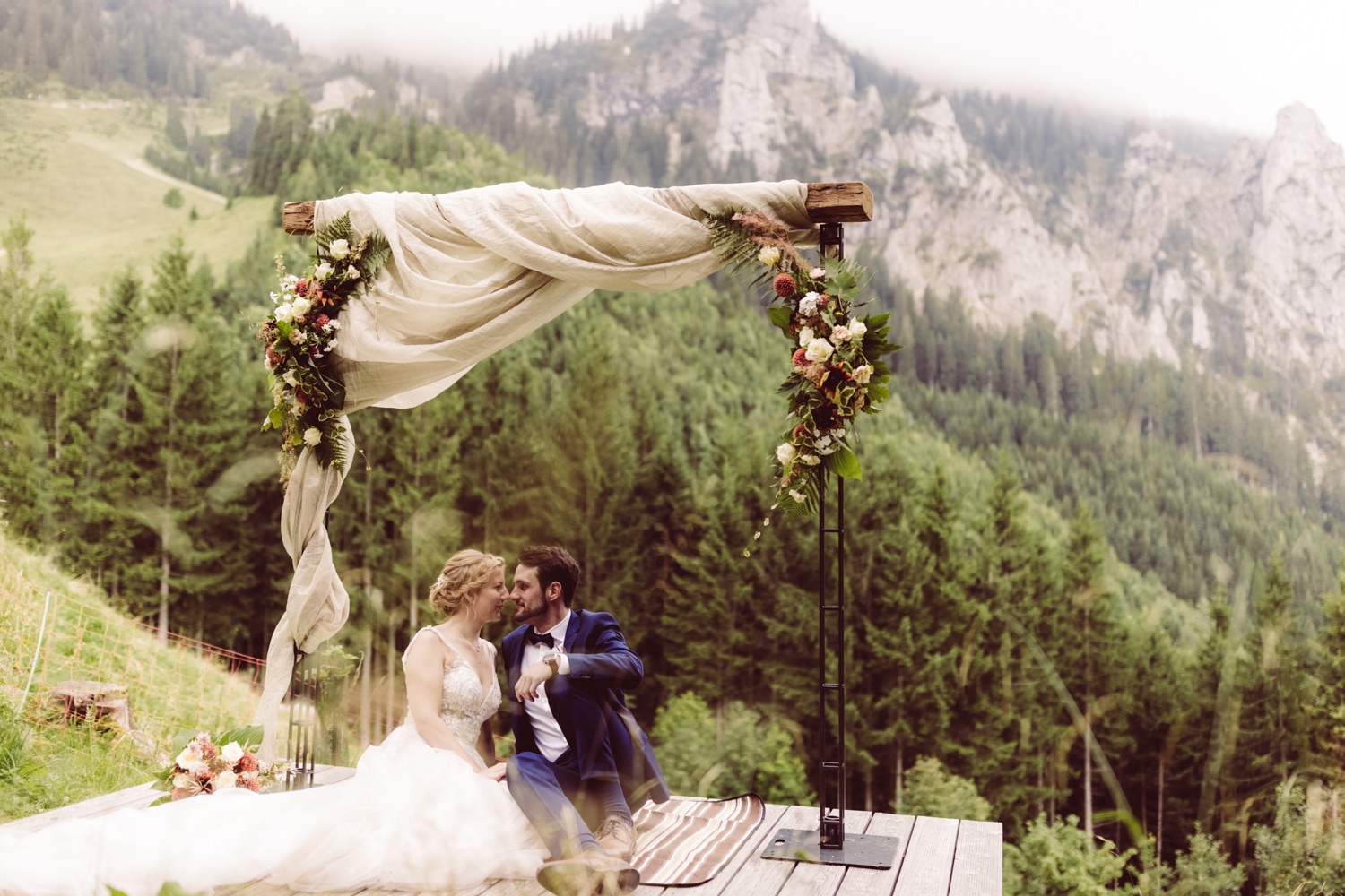 Elopement auf der Rohrkopfhütte am Tegelberg