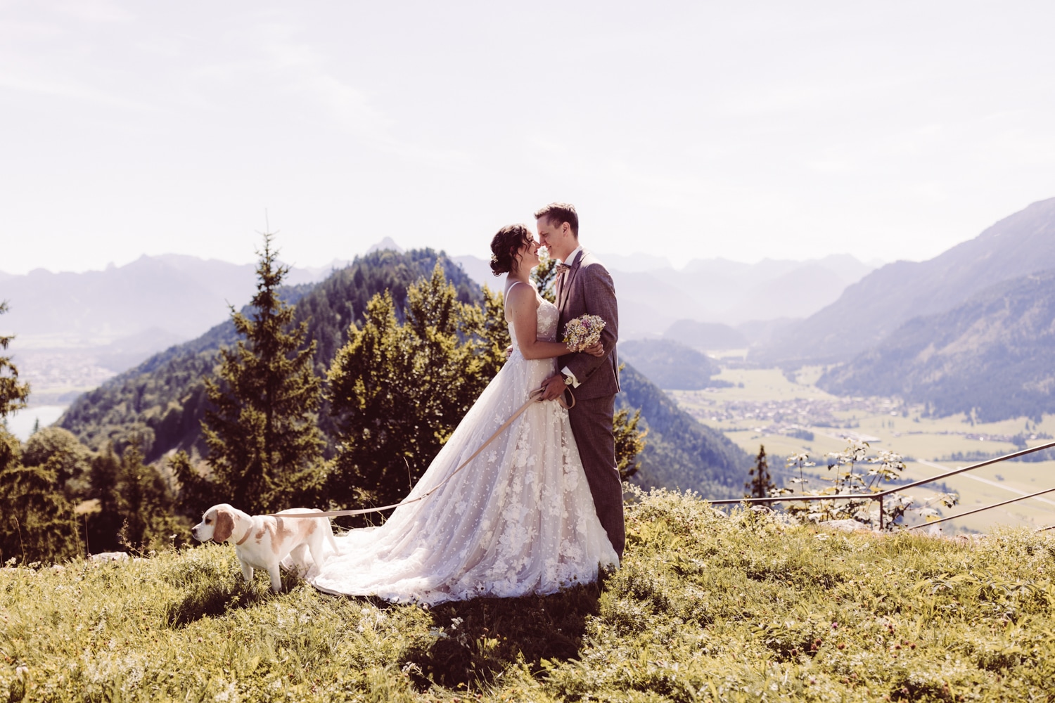 Hochzeitsfotografin auf Burg Falkenstein Allg&auml;u