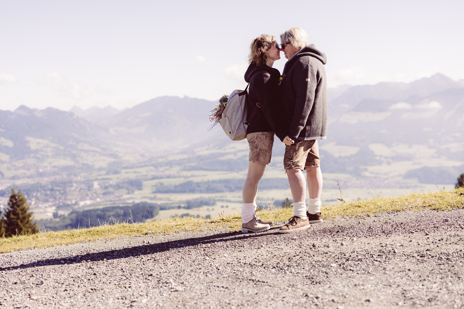 Heiraten zu zweit in Ofterschwang und auf dem Ofterschwanger Horn, Fotografin
