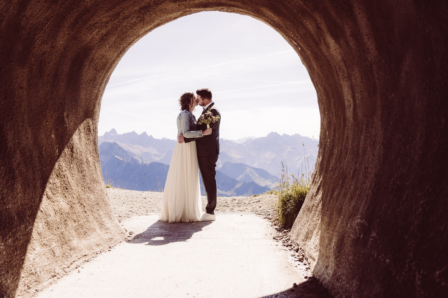 Hochzeitsfotografin f&uuml;r Heiraten zu zweit oder im kleinsten Kreis auf dem Nebelhorn