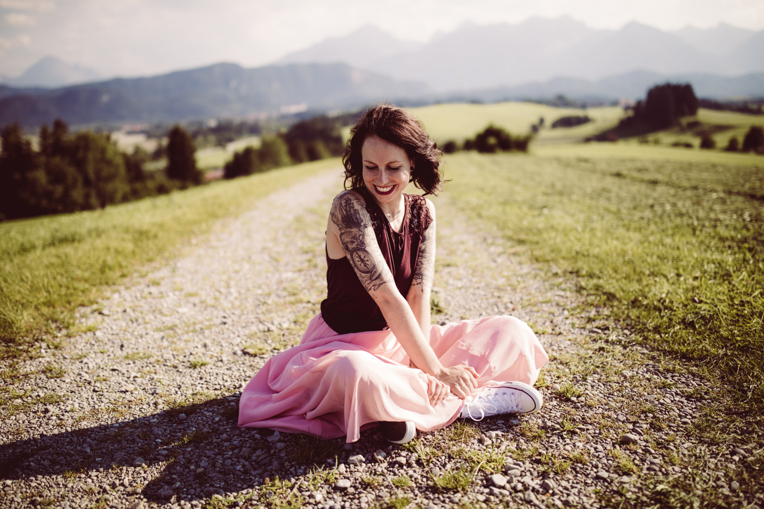 Elopement-Fotografin-in-den-Bergen